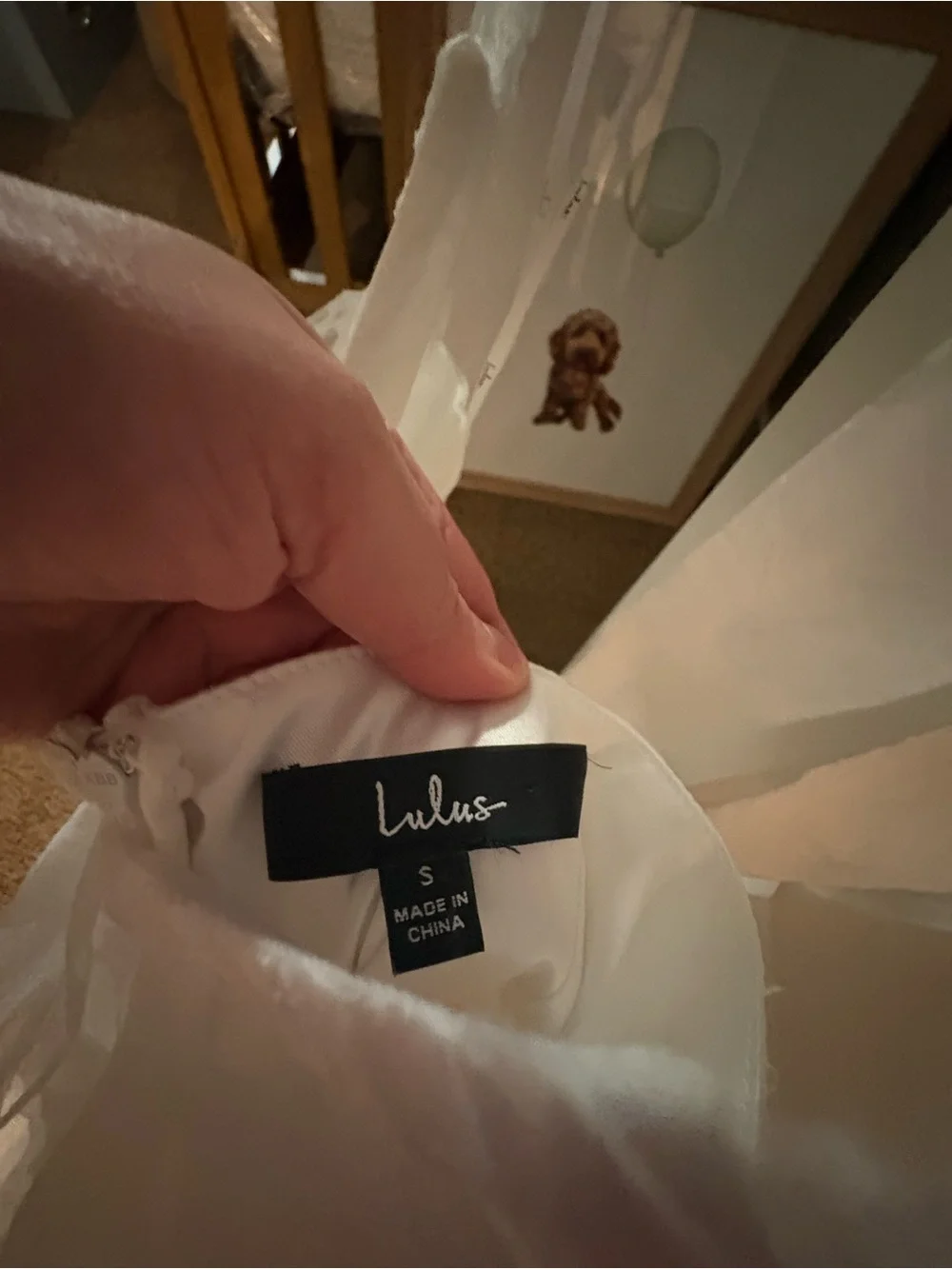 Lulu's Ivory Lace Halter Midi Dress - Picture 3 of 3